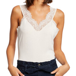 Vêtements Femme Débardeurs / T-shirts sans manche Morgan 231-DNINO Blanc