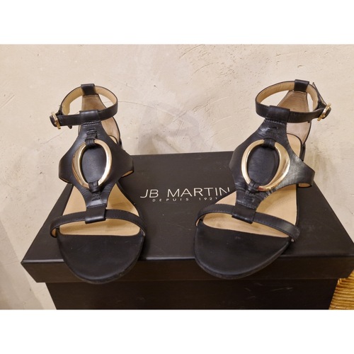 Chaussures Femme Sandales et Nu-pieds JB Martin Sandale Boccia Noir