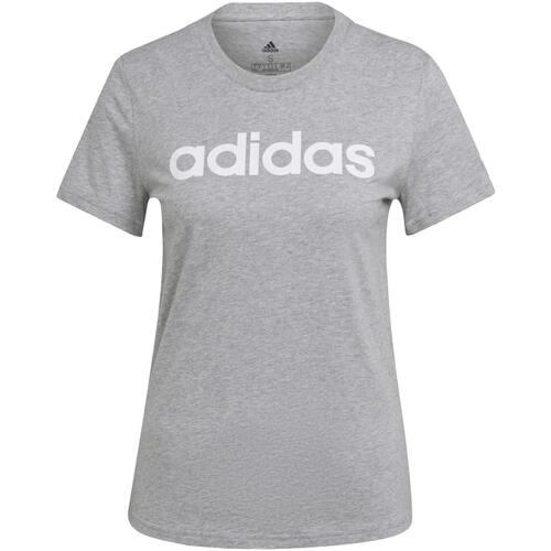 Vêtements Femme T-shirts manches courtes adidas Originals W lin t Gris