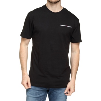Vêtements Homme T-shirts manches courtes Tommy Jeans Tee Shirt manches courtes Noir