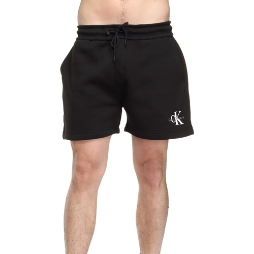 Calvin Klein Jeans Bermuda taille élastique Noir - Vêtements Shorts / Bermudas  Homme 69,90 €