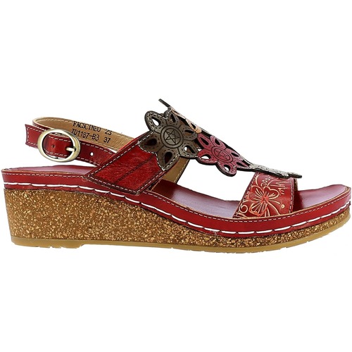 Chaussures Femme Sandales et Nu-pieds Laura Vita FACSCINEO 23 Rouge