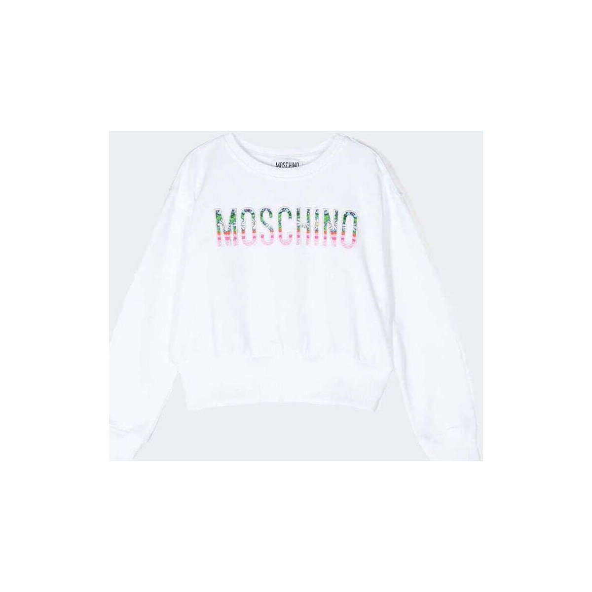 Vêtements Enfant Sweats Moschino  Blanc