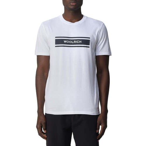 Vêsandals Homme T-shirts & Polos Woolrich  Blanc