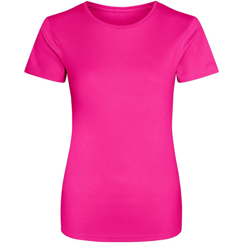 VêAsymmetric Femme T-shirts manches longues Awdis JC005 Rouge