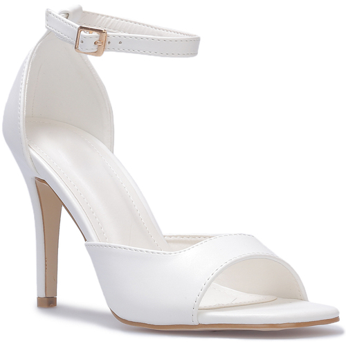 Chaussures Femme Sandales et Nu-pieds La Modeuse 66535_P154835 Blanc