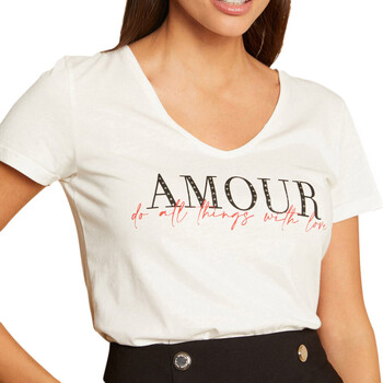 Vêtements Femme T-shirts manches courtes Morgan 231-DTHING Blanc