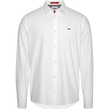 Vêtements Homme Chemises manches longues Tommy Jeans Tjm Classic Oxford S Blanc