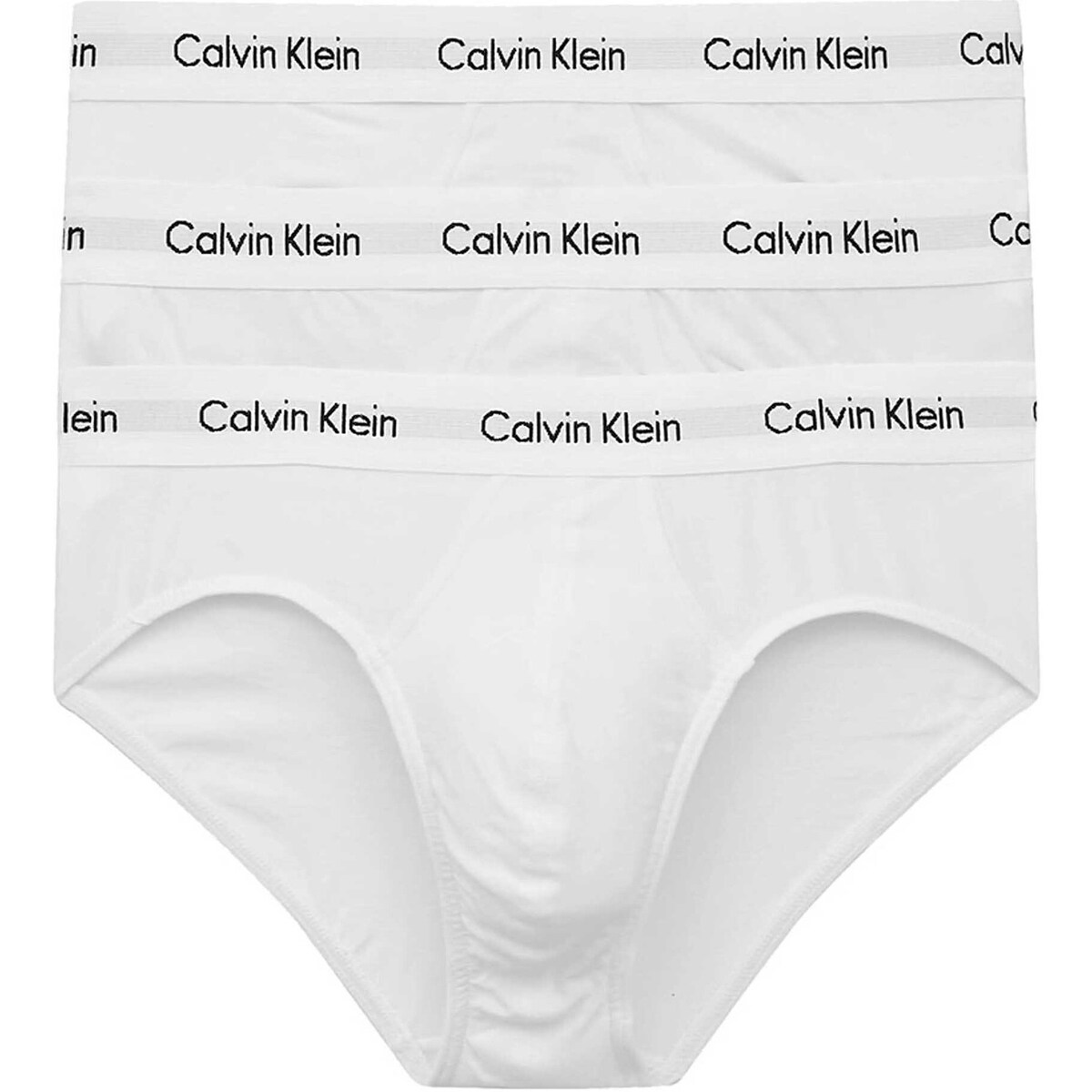 Sous-vêtements Homme Slips Calvin Klein Jeans 3P Hip Brief Blanc