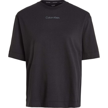 Vêtements Femme T-shirts & Polos Calvin Klein Jeans Pw - Ss T-Shirt(Rel Noir