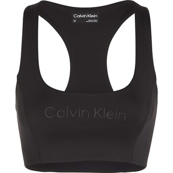 Vêtements Femme Débardeurs / T-shirts sans manche Calvin Klein Jeans Wo - Medium Support Noir