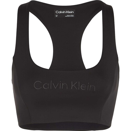 Vêtements Femme Calvin Klein Golf Sort Calvin Klein Jeans Wo - Medium Support Noir