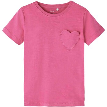 Vêtements Fille T-shirts & Polos Name it T-Shirt  Nmfdorthe Top Rose