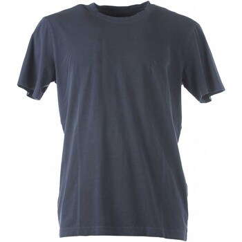 Vêtements Homme Slhslim-new miles 175 flex Selected Slhconnor Wash Ss O-Neck Tee W Bleu