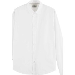 Vêtements Homme Chemises manches longues Scotch & Soda Camicia  Oxford Blanc
