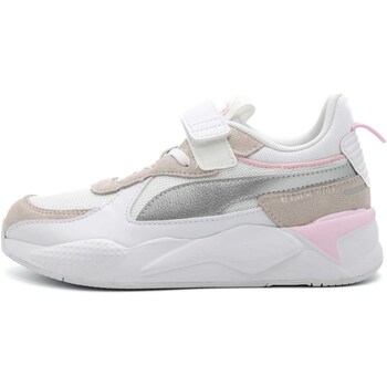 Chaussures Fille Baskets mode Puma Rs-X Metallic Ac+ Ps Blanc