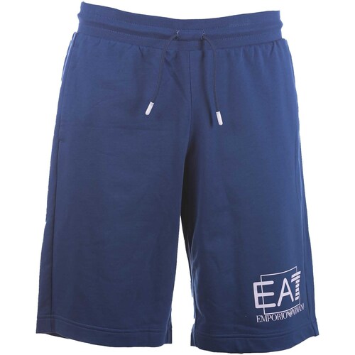 Vêtements Homme Shorts / Bermudas Emporio Armani EA7 Bermuda Bleu