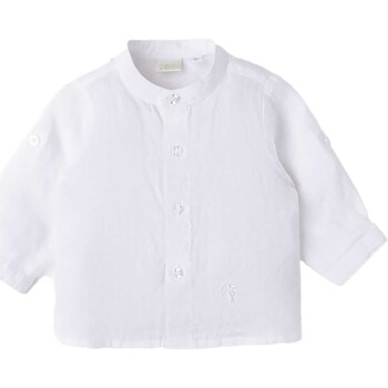 Vêtements Garçon Chemises manches courtes Ido Camicia Ml Blanc