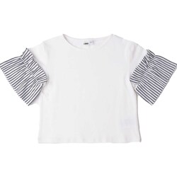 Vêtements Fille T-shirts & Polos Ido Tee Shirt Blanc