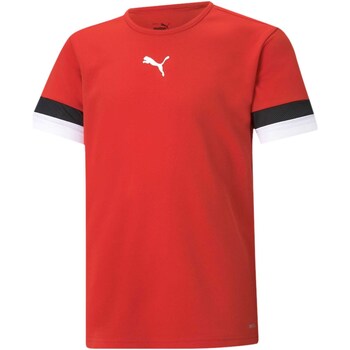 Vêtements Enfant T-shirts & Polos Puma Teamrise Jersey Jr Rouge