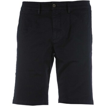 Vêtements Homme Shorts / Bermudas Bomboogie Bermuda Chino Pinces Bleu