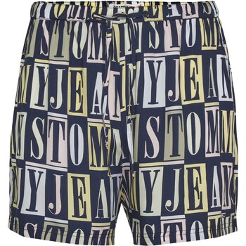 Vêtements Femme Shorts / Bermudas Tommy Jeans Tjw Tj Spellout Shor Bleu