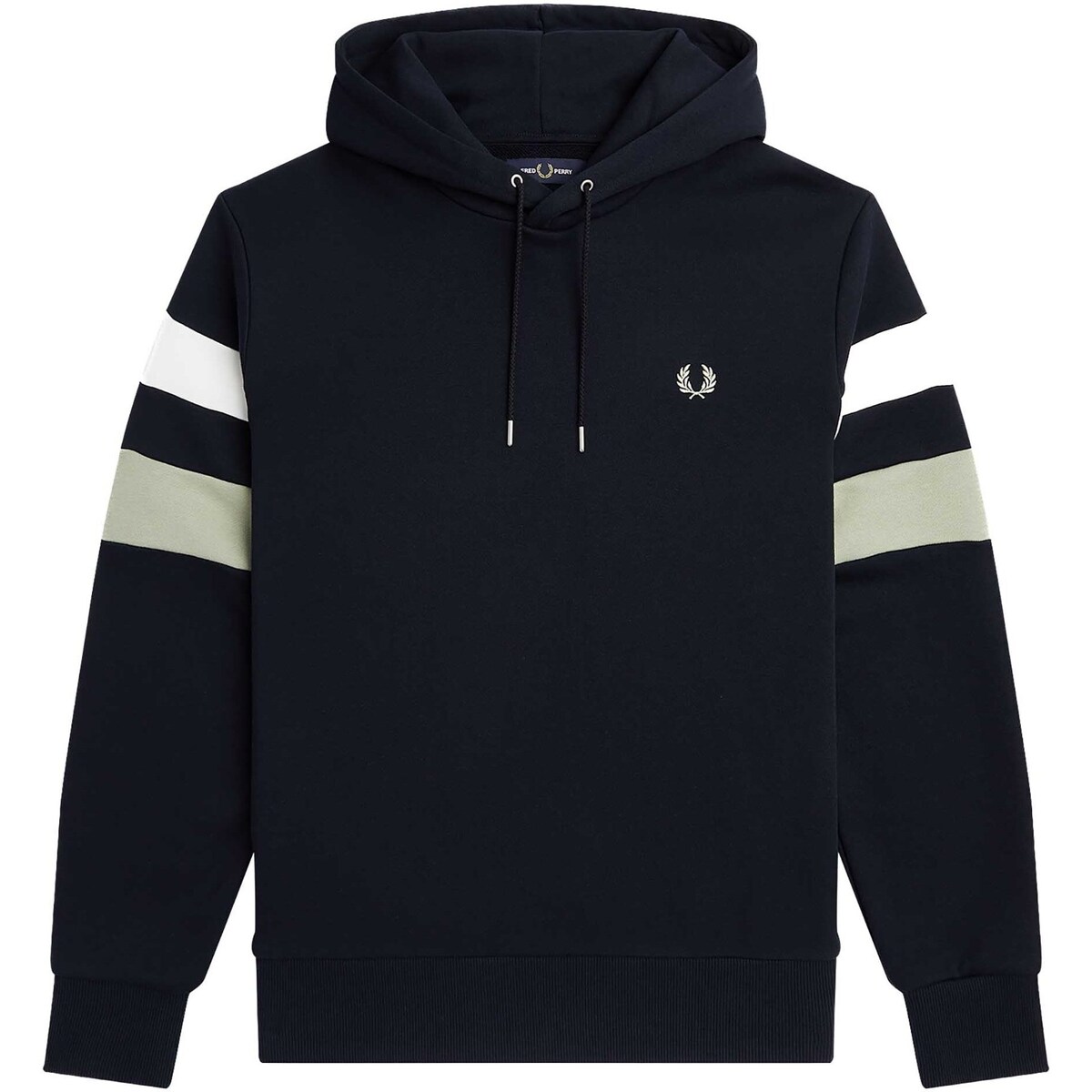 Vêtements Homme Polaires Fred Perry Felpa Fred Perry Tipped Sleeve Bleu