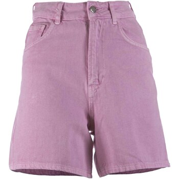 Vêtements Femme Shorts / Bermudas Hinnominate Short In Denim Con Etichetta Rose