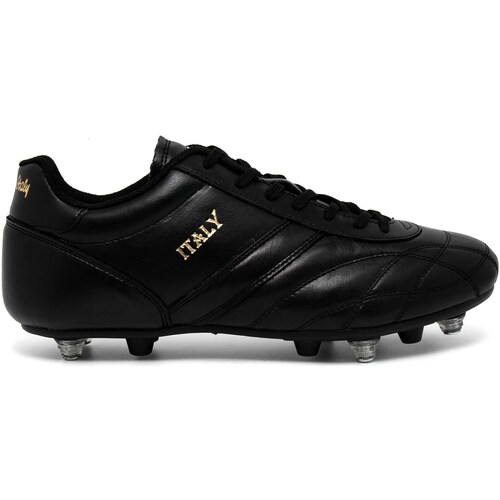 Chaussures Homme Football Ryal Scarpe Calcio  Italy Mix-Sg Nero Noir