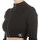 Vêtements Femme Sweats Ck Jeans Maglione Calvin Klein Badge Cropped Zip Nero Noir