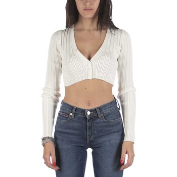 Vêtements Femme Sweats Ck Jeans Maglione Calvin Klein Short Bianco Blanc