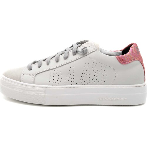 Chaussures Femme Baskets mode P448 Shires Sneakers  Bthea Blanc