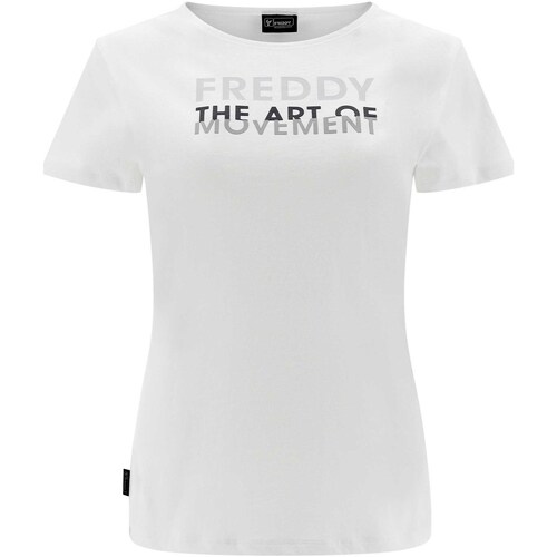 Vêtements Femme T-shirts sportswear & Polos Freddy T-Shirt Manica Corta Blanc