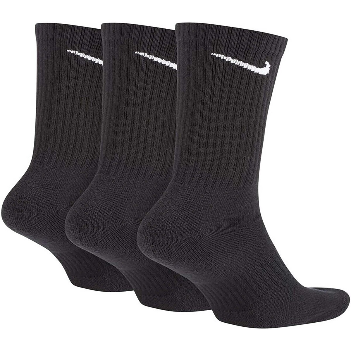 Sous-vêtements Chaussettes de sport Nike Calze  Everyday Cushion Crew 3Pack Noir