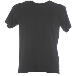Vêtements Homme T-shirts & Polos Bomboogie Rib Roundneck Tee Noir