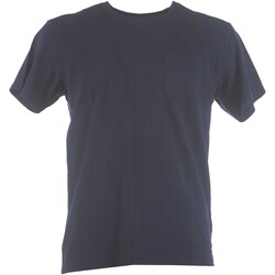 Vêtements Homme T-shirts & Polos Bomboogie Rib Roundneck Pkt Te Bleu