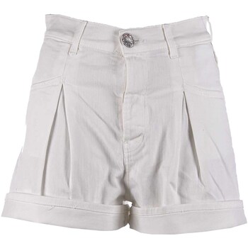 Vêtements Femme LEGGING Shorts / Bermudas Replay Pantaloncino Blanc