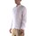 Vêtements Homme Chemises manches longues Sl56 Camicia Coreana  Lino Bianco Blanc