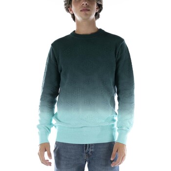 Vêtements Homme Sweats Chemise Imprimée Marron Maglione  Dip-Dye Jacquard Verde Vert