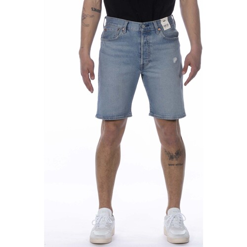 Vêtements Homme Shorts / Bermudas Levi's Bermuda Levi's 501® Hemmed Short Blu Bleu