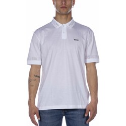 Vêtements Homme T-shirts & Polos BOSS Polo  Pirax 10241540 Bianco Blanc