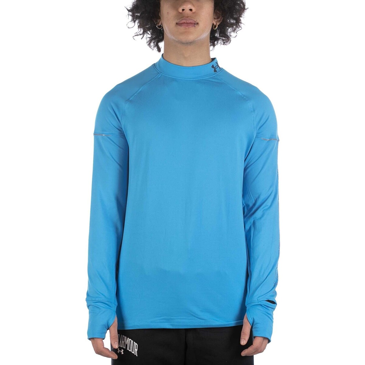 Vêtements Homme T-shirts & Polos Under Armour T-Shirt  Outrun The Cold Azzurro Marine