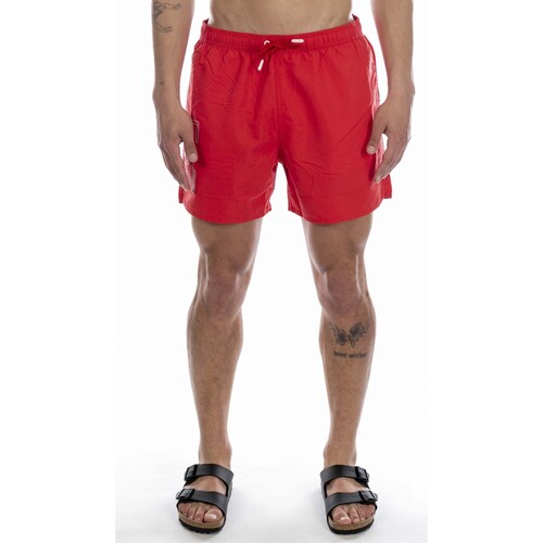 Vêtements Homme Maillots / Shorts de bain Sacs femme à moins de 70 Mens Woven Boxer Rouge
