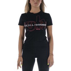 Vêtements Femme T-shirts & Polos Deha T-Shirt  Graphic T-Shirt Nero Noir