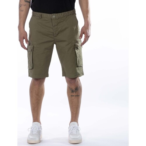 Vêtements Homme Shorts / Bermudas V2brand Pantalone Vs Cargo Militare Vert