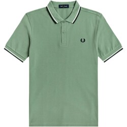 Vêtements Homme T-shirts & Polos Fred Perry Fp Twin Tipped Fred Perry Shirt Vert