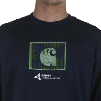 Carhartt L/S Data Solutions T-Shirt Bleu