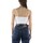 Vêtements Femme Débardeurs / T-shirts sans manche Calvin Klein Jeans Logo Tape Strappy To Blanc