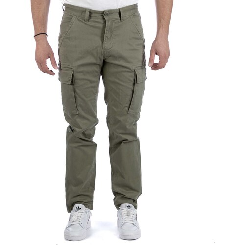 Vêtements Homme Pantalons Napapijri Pantaloni  Cargo Moto Wint 3 Verde Vert
