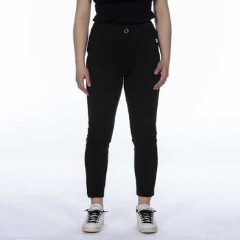Vêtements Femme Pantalons Noumeno Concept Pantalone Noumeno Felpa Stretch Doppia Tasca Nero Noir